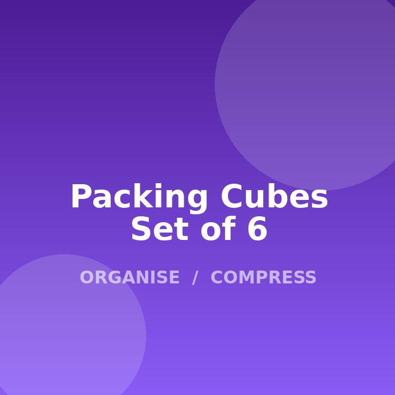 Packing Cubes Set of 6